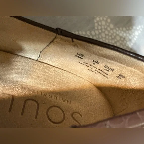 Soul Brown Python Slip On - Picture 3 of 7